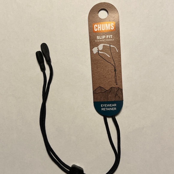 Chums Slip Fit Rope Eyewear Retainer - Black - Picture 1 of 3